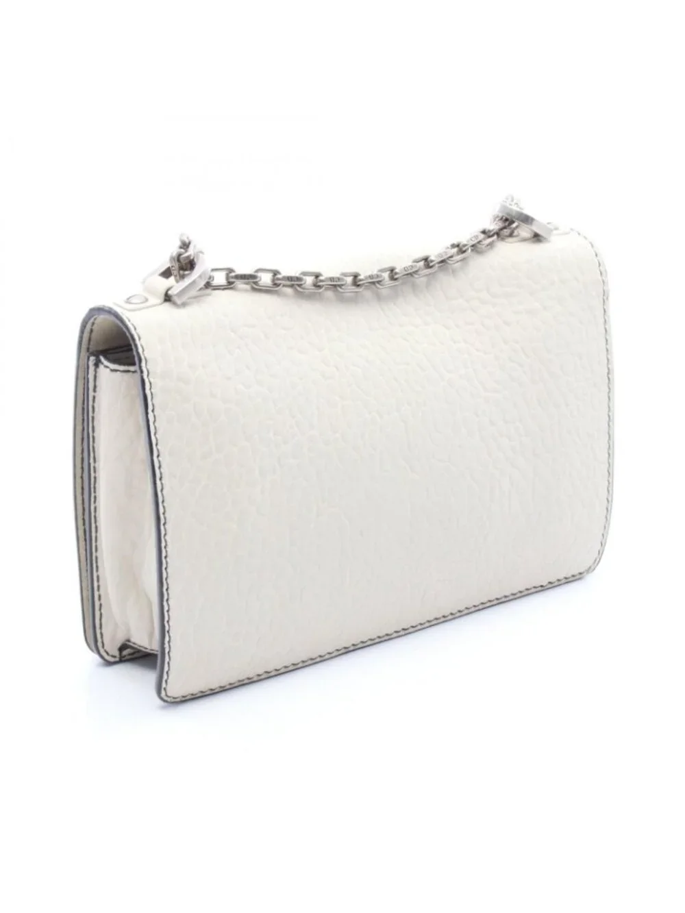 Dior Shoulder Bag J'adior Mosaic Logo Ivory Leather J'adior Chain - Picture 2 of 7